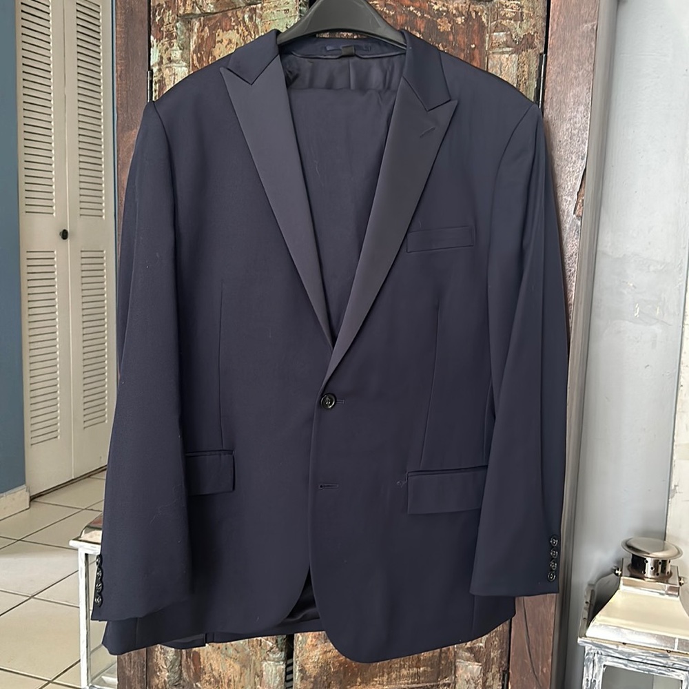 J.Crew Men Navy Tuxedo Set